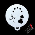 Ooh Stencils C24 - Pochoir Magic Snowman Flip